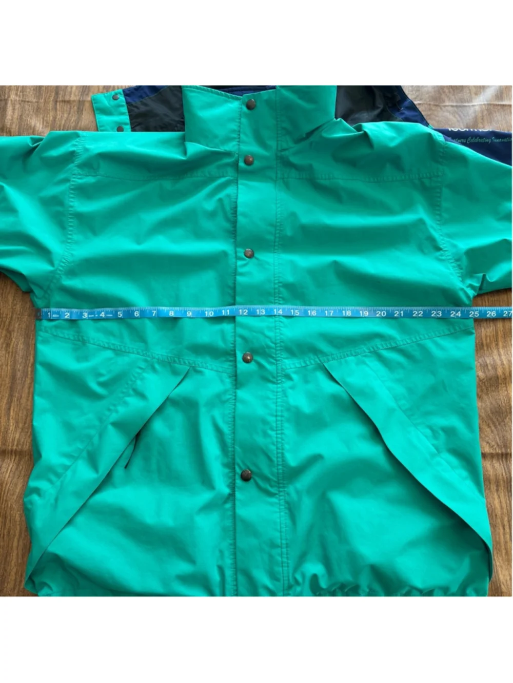 Vintage Men's The North Face Teal Blue Gore-Tex Jacket Size M Made in USA